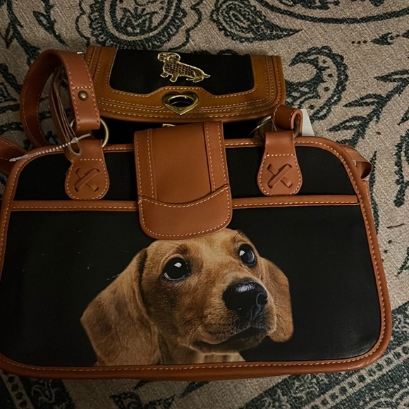 Ardleigh Elliot Dachshund Weiner Dog Faithful Friends Purse and wallet. - Picture 2 of 6